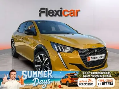 Usado Peugeot 208 GT-line 131 CV (96 kW) 2020 Amarillo Utilitario