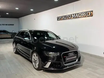 Usado Audi RS6 Ambiente 560 CV (411 kW) 2014 Negro Familiar