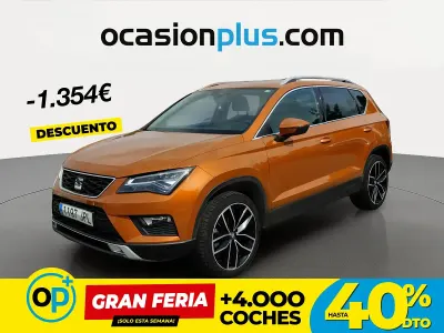 Usado Seat Ateca 4Drive 150 CV (110 kW) 2016 Naranja SUV