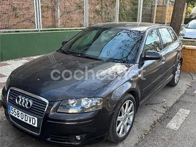 Usado Audi A3 Sportback Ambition 250 CV (183 kW) 2006 Negro Utilitario