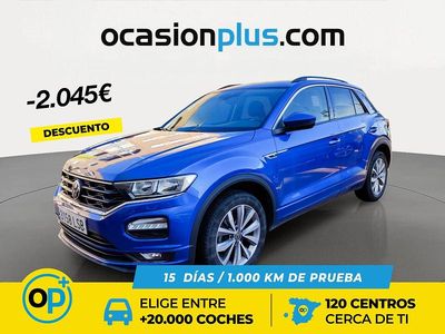 Usado VW T-Roc Advance 150 CV (110 kW) 2021 Azul SUV
