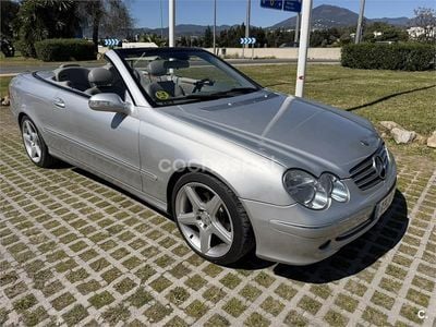 Usado Mercedes CLK200 Elegance 163 CV (119 kW) 2003 Gris / plata Descapotable