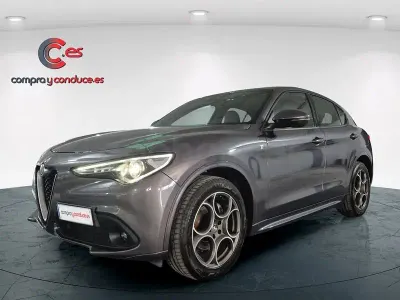 Usado Alfa Romeo Stelvio Ti 210 CV (154 kW) 2022 Negro SUV