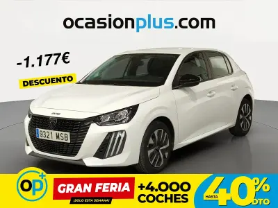 Usado Peugeot 208 Active 100 CV (73 kW) 2024 Blanco Utilitario
