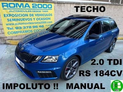 Azul Usado 2017 Skoda Octavia RS Utilitario | 21.900 € (Caro)