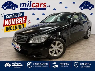 Usado Mercedes C180 Avantgarde 156 CV (114 kW) 2009 Negro Berlina