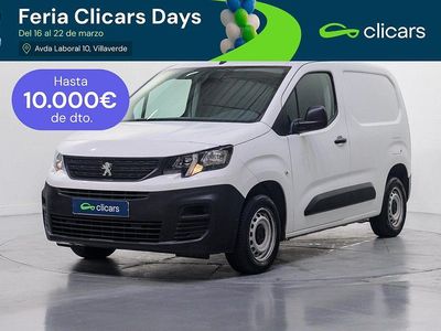 Usado Peugeot Partner S 100 CV (73 kW) 2021 Blanco Monovolumen