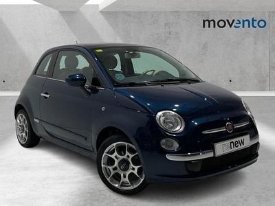 Usado Fiat 500 Lounge 69 CV (50 kW) 2015 Azul Utilitario