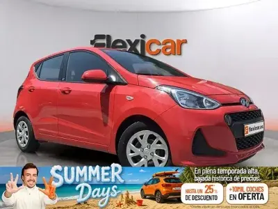 Usado Hyundai i10 GO! 66 CV (48 kW) 2019 Rojo Utilitario