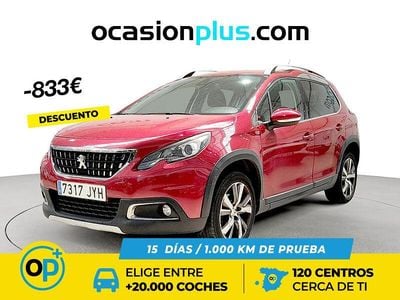 Rojo Usado 2017 Peugeot 2008 Allure SUV | 10.417 € (Precio justo)