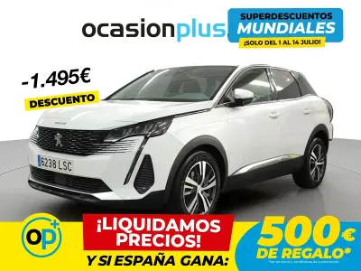 Usado Peugeot 3008 Allure 130 CV (95 kW) 2021 Blanco SUV