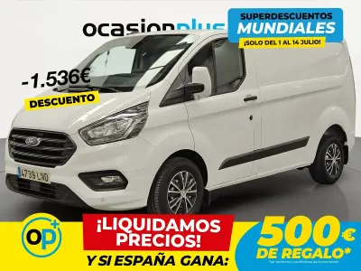 Usado Ford Transit Custom Trend 105 CV (77 kW) 2021 Blanco Berlina