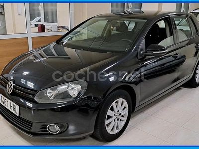Usado VW Golf VI 105 CV (77 kW) 2011 Negro Utilitario