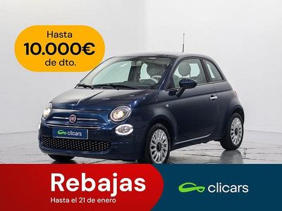 Azul Usado 2020 Fiat 500 Lounge Utilitario | 8990 € (Precio justo)