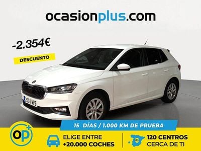 Usado Skoda Fabia Selection 95 CV (69 kW) 2024 Blanco Berlina