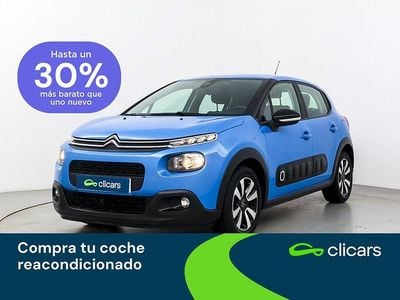 Usado Citroën C3 Feel 110 CV (80 kW) 2019 Azul Utilitario
