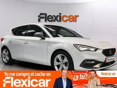 Usado Seat Leon FR 150 CV (110 kW) 2022 Blanco Berlina