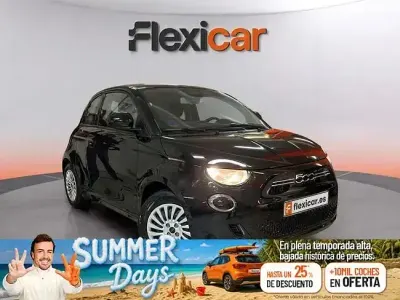 Usado Fiat 500e Icon 86 kW (118 CV) 2023 Negro Utilitario
