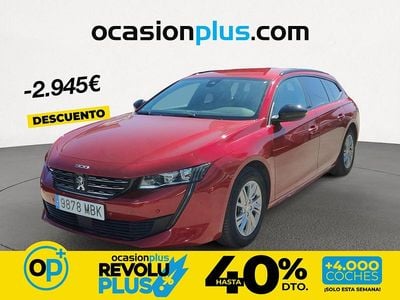Usado Peugeot 508 Active 130 CV (95 kW) 2022 Rojo Familiar