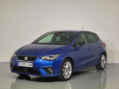 Usado Seat Ibiza FR 110 CV (80 kW) 2021 Azul Utilitario