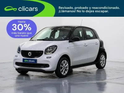 Usado Smart ForFour Passion 71 CV (52 kW) 2016 Blanco Utilitario