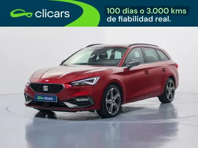 Usado Seat Leon FR 150 CV (110 kW) 2021 Rojo Familiar
