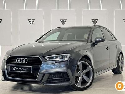 Usado Audi A3 Sportback S-Line 150 CV (110 kW) 2019 Gris Utilitario