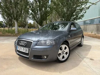 Usado Audi A3 Ambition 105 CV (77 kW) 2007 Gris / plata Utilitario