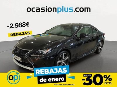 Negro Usado 2018 Lexus RC300h Executive Line Coupe | 26.900 € (Precio justo)
