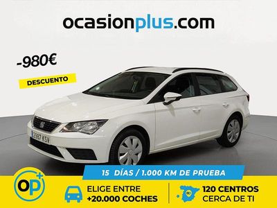 Usado Seat Leon Reference 115 CV (84 kW) 2019 Blanco Familiar