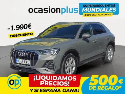 Usado Audi Q3 S-Line 150 CV (110 kW) 2019 Gris SUV