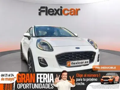 Käytetty Ford Puma Titanium 125 HP (91 kW) 2020 Valkoinen Katumaasturi