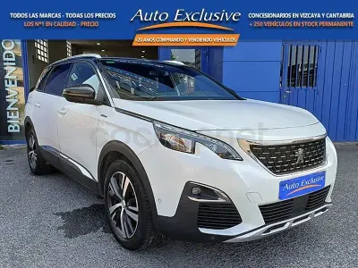 Usado Peugeot 5008 GT-line 130 CV (95 kW) 2019 Blanco SUV