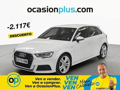 Brugt Audi A3 S-Line 150 HK (110 kW) 2019 Hvid Sedan