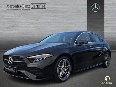 Usado Mercedes A180 AMG line 116 CV (85 kW) 2024 Negro noche Berlina