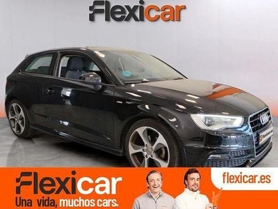Usado Audi A3 Advanced 110 CV (80 kW) 2016 Negro Utilitario