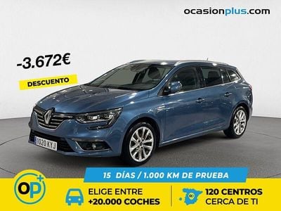 Usado Renault Mégane GrandTour Zen 140 CV (102 kW) 2019 Azul Familiar