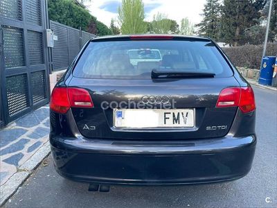 Usado Audi A3 Attraction 140 CV (102 kW) 2007 Negro Utilitario