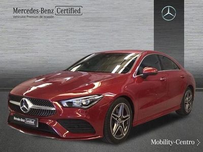 Usado Mercedes CLA200 AMG line 150 CV (110 kW) 2021 Rojo Berlina