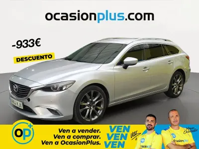 Usado Mazda 6 Luxury 150 CV (110 kW) 2018 Gris Familiar