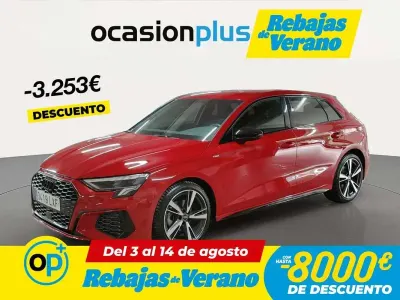 Usado Audi A3 Sportback 150 CV (110 kW) 2022 Rojo Utilitario