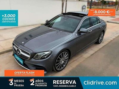 Gris Usado 2017 Mercedes E220 Berlina | 23.890 € (Precio justo)
