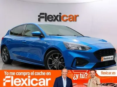 Usado Ford Focus ST-Line 125 CV (91 kW) 2018 Azul Berlina