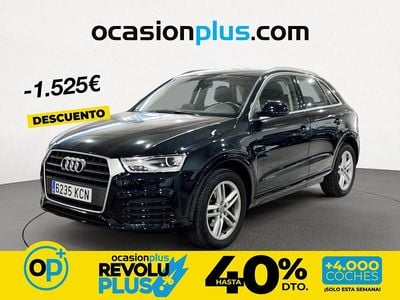 Usado Audi Q3 Sport 150 CV (110 kW) 2017 Negro SUV