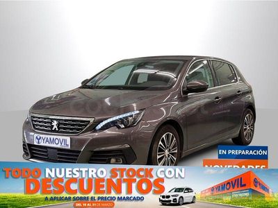 Usado Peugeot 308 Allure 130 CV (95 kW) 2021 Gris / plata Berlina