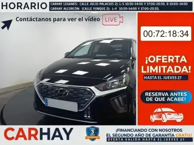 Usado Hyundai Ioniq 141 CV (103 kW) 2022 Negro Utilitario