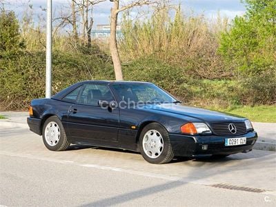 Usado Mercedes SL500 320 CV (235 kW) 1993 Gris / plata Descapotable