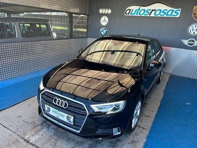 Usado Audi A3 150 CV (110 kW) 2019 Negro Berlina