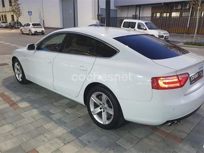 Usado Audi A5 Sportback S-Line 190 CV (139 kW) 2016 Blanco Utilitario