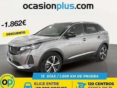 Usado Peugeot 3008 Active 114 CV (83 kW) 2021 Gris Monovolumen
